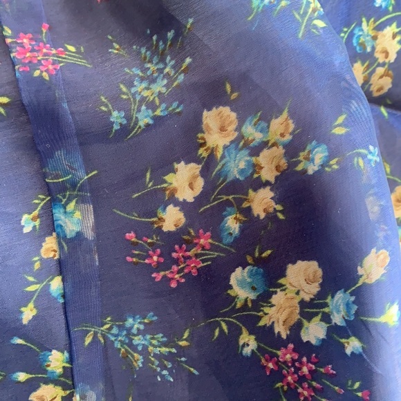 NWOT Vintage Organza Velvet Dress Size 24 Months - Picture 2 of 6